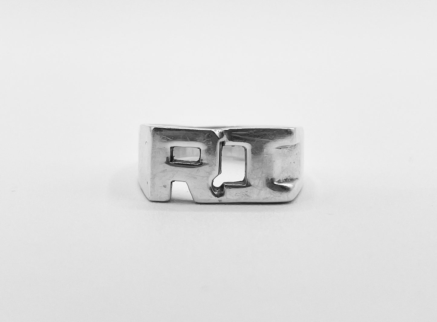 Personalized Initial Ring (A-Z) - Double Initial